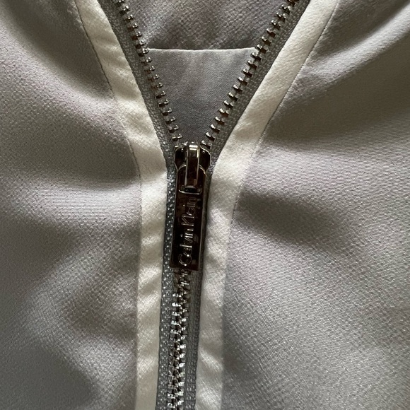 Women's Gray Bomber Jacket - Picture 11 of 13